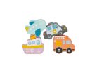 Transport fa puzzle – fejlesztő kirakó járművekkel 12 hónapos kortól