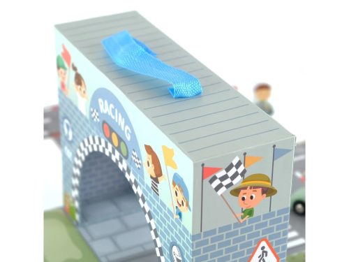 RACING GAME hordozható autóverseny játékkészlet