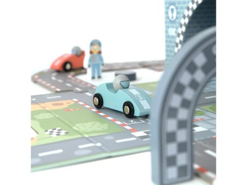 RACING GAME hordozható autóverseny játékkészlet