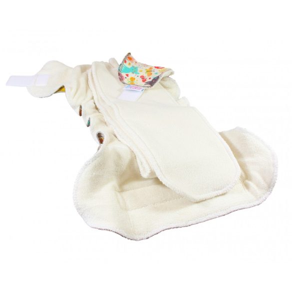 Petit Lulu Organic Fluffy Maxi Night éjszakai nadrágpelenka, japán babák