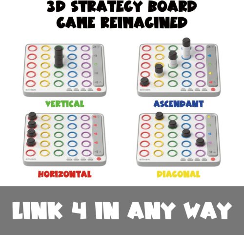 GiiKER Smart Four – 3D négy a sorban stratégiai játék