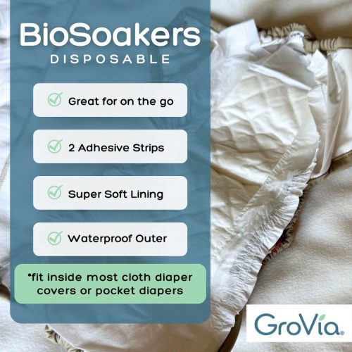 GroVia® BioSoaker® lebomló eldobható betét – 50 db