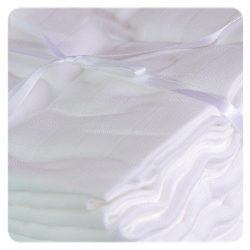   XKKO Lux sűrű szövésű pamut tetra pelenka 70*70 cm fehér