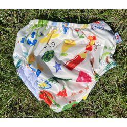   Babyland oldalt patentos mosható úszóbugyi, M méret, iskola