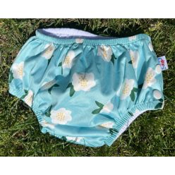  Babyland oldalt patentos mosható úszóbugyi, S, M, L, virágok