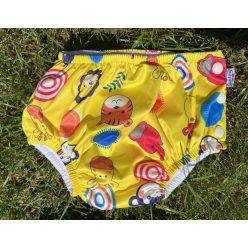   Babyland oldalt patentos mosható úszóbugyi, M L méret, cirkusz