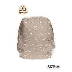 Mama Koala mosható pelenkakülső M méret, felhők
