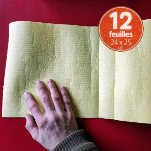 Mosható, komposztálható szuper nedvszívó papírtörlő – 12 lap