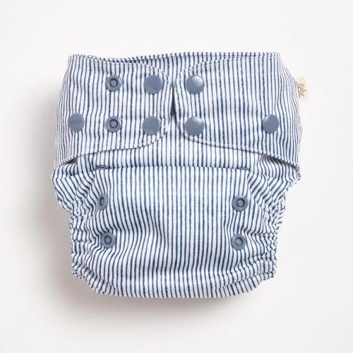 Econaps 2.0 AIO vagy zsebes mosható pelenka. Indigo Pinstripe 