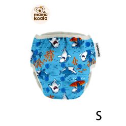 Mama Koala úszópelenka, vidám cápák - M méret