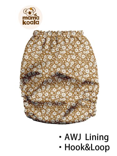 Mama Koala tépőzáras zsebes pelenka 2.0, virágok, AWJ