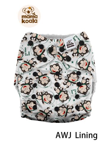 Mama Koala zsebes pelenka 3.0 AWJ, majom