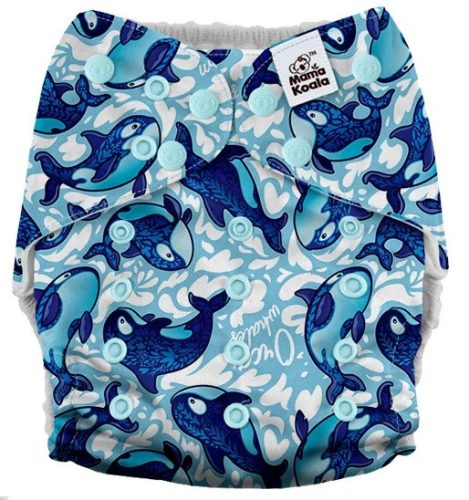Mama Koala zsebes pelenka 3.0 AWJ, bálna