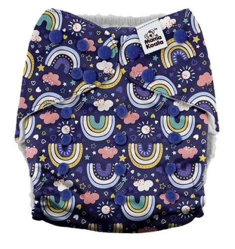 Mama Koala zsebes pelenka 3.0 AWJ, szivárvány
