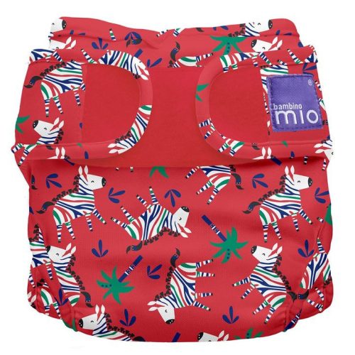Bambinomio Miosoft pelenkakülső, vidám zebrák, 1-es méret