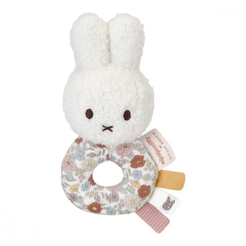 Little Dutch miffy plüss csörgő - vintage kis virágok 