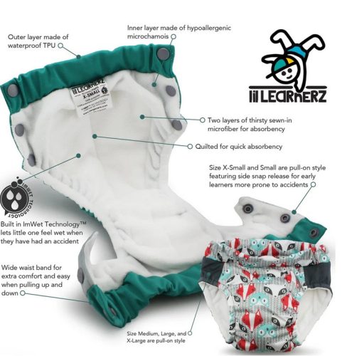 Lil Learnerz Medium leszoktató pelenka - közepes méret, 2 db/csomag