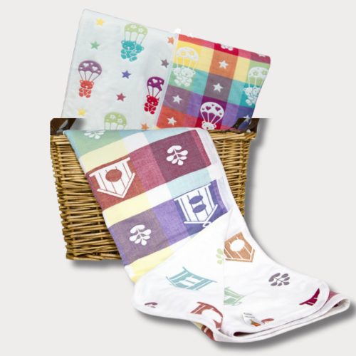 Kétoldalas pamut takaró