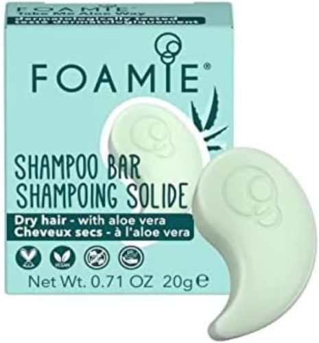 Foamie Take Me Aloe Way Szilárd sampon, utazó méret, 20 g 