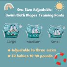 Kawaii baby úszópelenka, többméretes