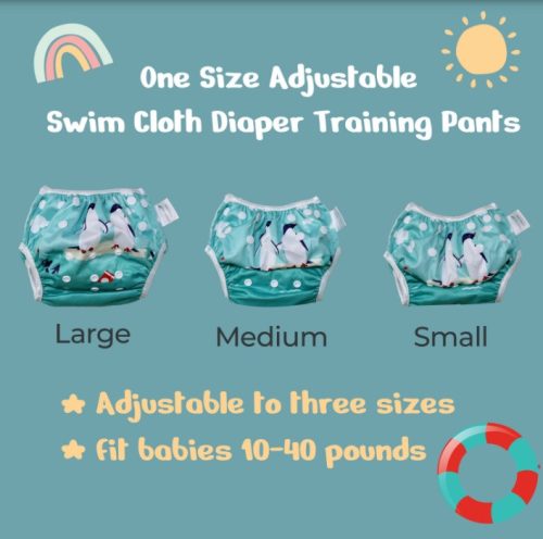 Kawaii baby úszópelenka, többméretes