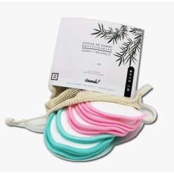 Újrahasználható sminklemosó korongok – 10 db