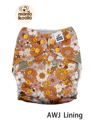 Mama Koala zsebes pelenka 3.0 AWJ, virág
