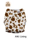 Mama Koala zsebes pelenka 3.0 AWJ,tehén