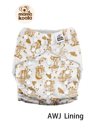 Mama Koala zsebes pelenka 3.0 AWJ, gomba