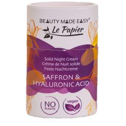   Beauty Made Easy Le Papier éjszakai arckrém stick sáfránnyal és hialuronsavval