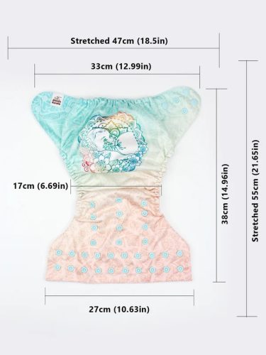 Mama Koala 2.0 zsebes pelenka, írásjel, piros