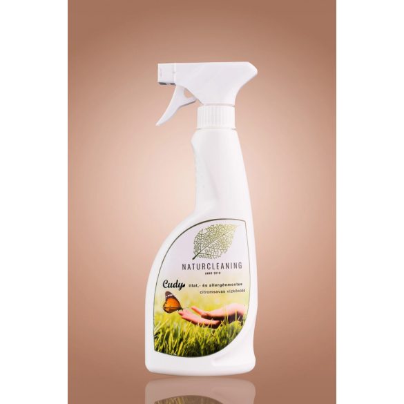 Naturcleaning - Cudy illat,- és allergénmentes citromsavas vízkőoldó 0,5 liter